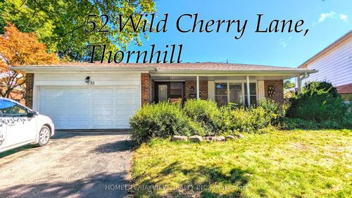 52 Wild Cherry Lane, Thornhill, ON, L3T3T4 | Card Image
