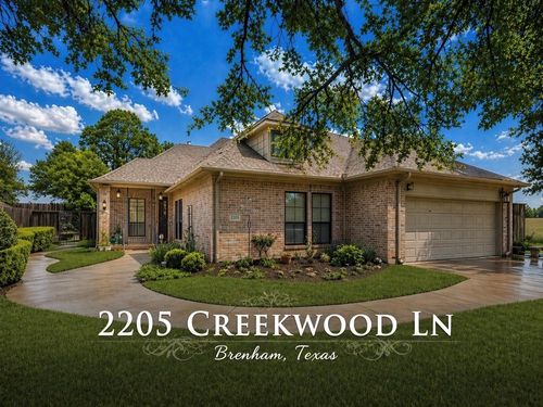 2205 Creekwood Lane, Brenham, TX, 77833 | Card Image