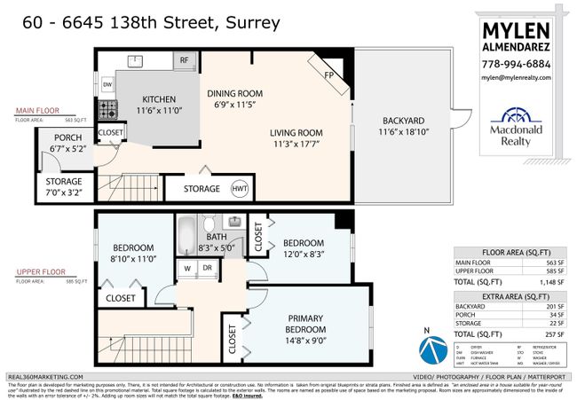 60 - 6645 138 Street, Townhouse with 3 bedrooms, 1 bathrooms and 1 parking in Surrey BC | Image 3
