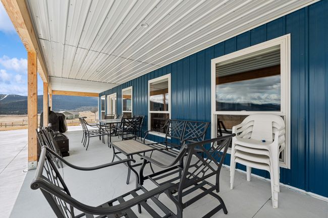 View of patio featuring a mountain view | Image 23