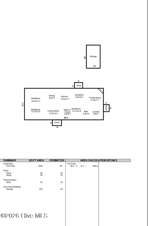 614 Autumn Winds Drive, Goldsboro, NC, 27530 | Card Image