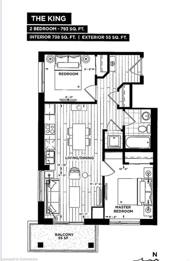 208 - 600 N Service Rd, House attached with 2 bedrooms, 1 bathrooms and 1 parking in Stoney Creek ON | Image 31
