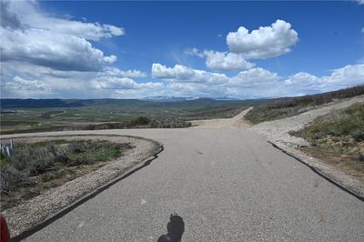 View of driveway at intersection with Painted Rock Way, driveway straight ahead and take left fork | Image 3