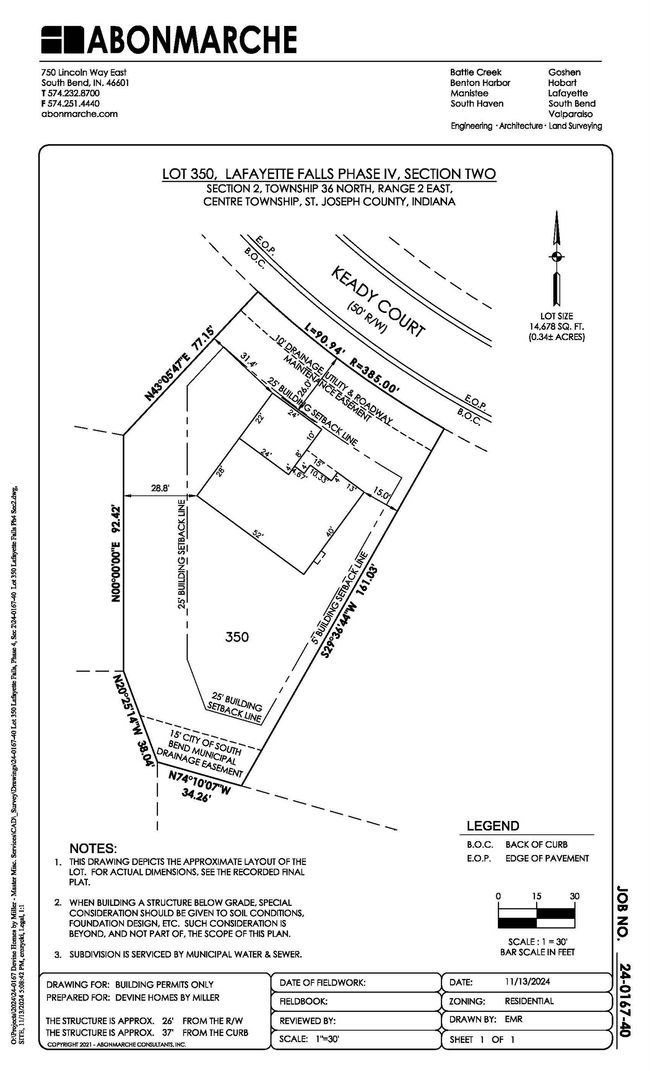 1334 Keady Ct, House other with 3 bedrooms, 2 bathrooms and null parking in South Bend IN | Image 28