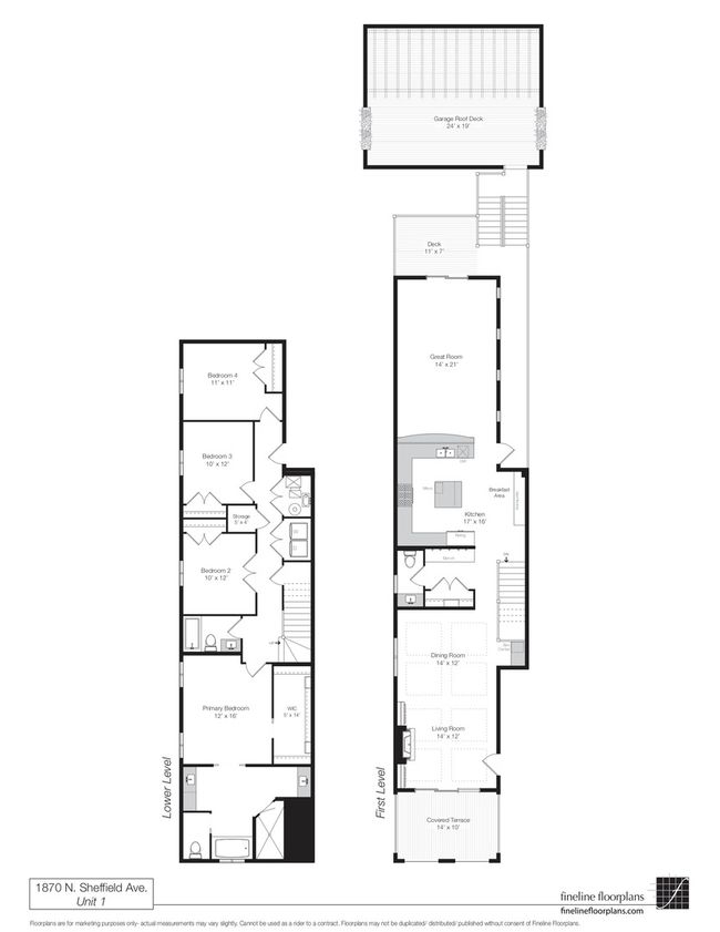 APT-1 - 1870 N Sheffield Ave, Condo with 4 bedrooms, 3 bathrooms and 1 parking in CHICAGO IL | Image 25
