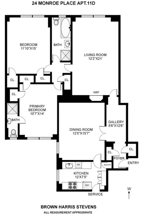 11d-24 Monroe Pl, Brooklyn, NY, 11201-2623 | Card Image