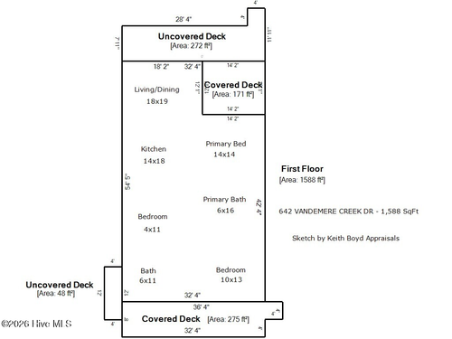 642 Vandemere Creek Drive, Vandemere, NC, 28587 | Card Image