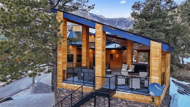 Deck featuring a mountain view | Image 8