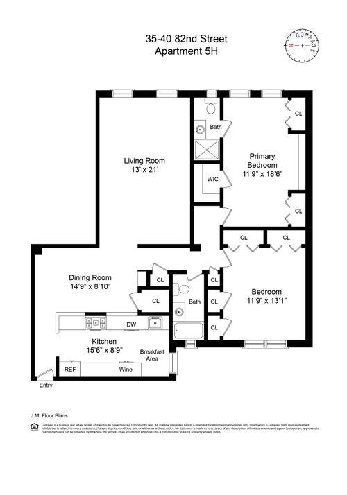h5-35-40 82nd St, Jackson Heights, NY, 11372-5134 | Card Image