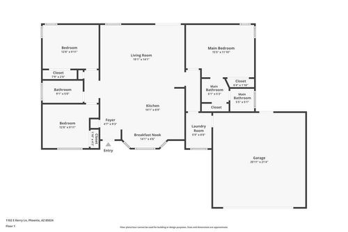 1102 E Kerry Ln, Phoenix, AZ, 85024-2310 | Card Image