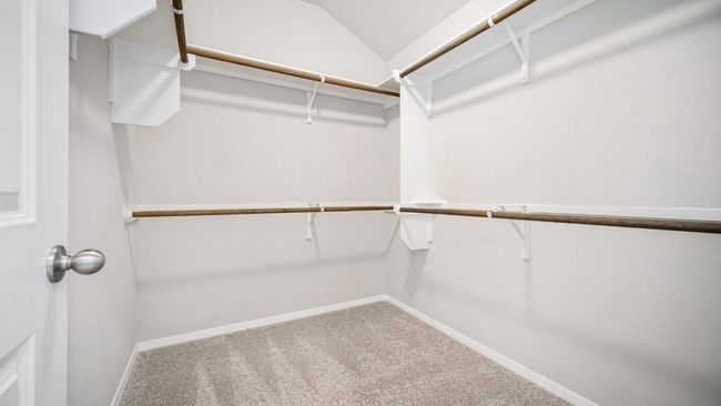 Walk in closet featuring carpet | Image 26