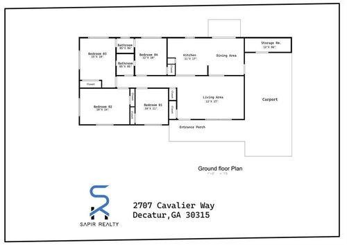 2707 Cavalier Way, Decatur, GA, 30034-1329 | Card Image
