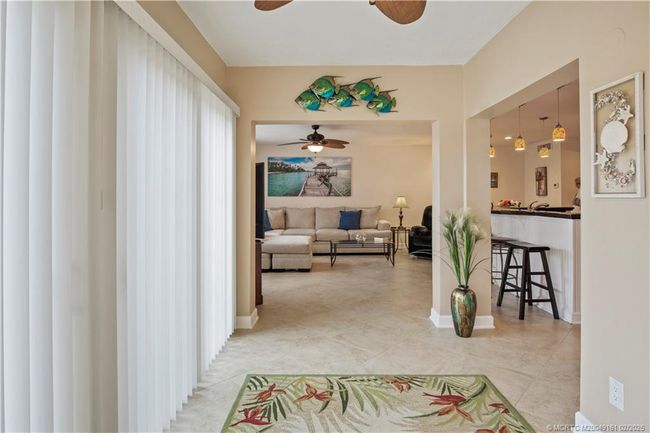 View from patio entrance into lanai | Image 8