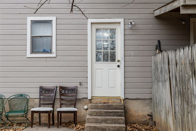 View of Unit B back door | Image 15