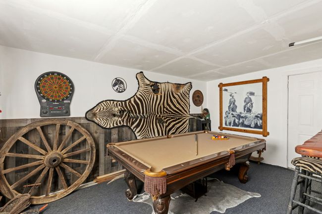Rec room featuring carpet floors and billiards | Image 58