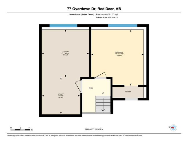 77 Overdown Dr, Home with 3 bedrooms, 1 bathrooms and 2 parking in Red Deer AB | Image 31