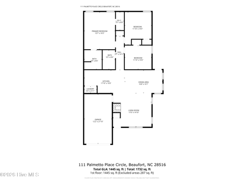 111 Palmetto Place Cir, Beaufort, NC, 28516-1759 | Card Image