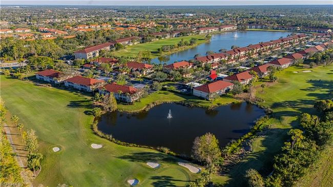 Drone / aerial view of lake and 14th hole/fairway | Image 26