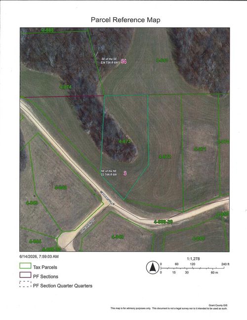 Lot #62 Mississippi Lane, BLOOMINGTON, WI, 53801 | Card Image