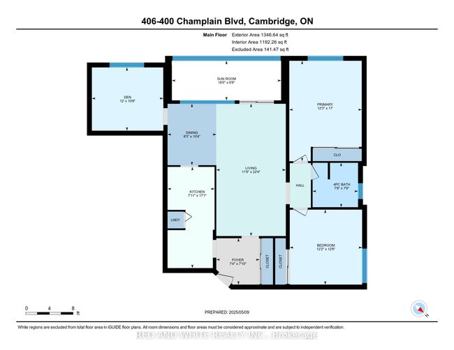 406 - 400 Champlain Blvd, Condo with 2 bedrooms, 1 bathrooms and null parking in Cambridge ON | Image 48