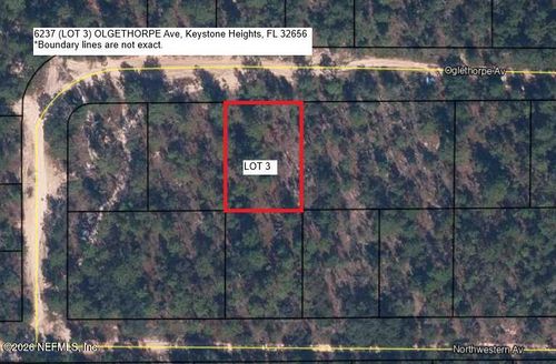6237 LOT 3 Olgethorpe Avenue, Keystone Heights, FL, 32656 | Card Image