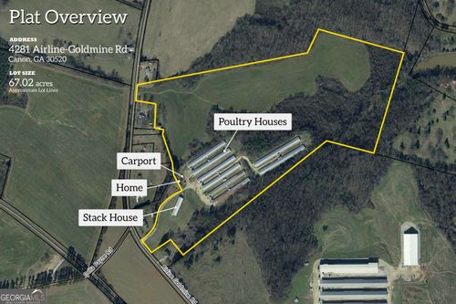 4281 Airline Goldmine Rd, Canon, GA, 30520-4047 | Card Image
