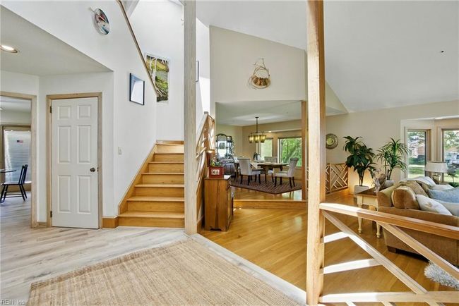 Original oak floors in the living room and dining room. | Image 4