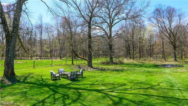 View of yard featuring a forest view | Image 33