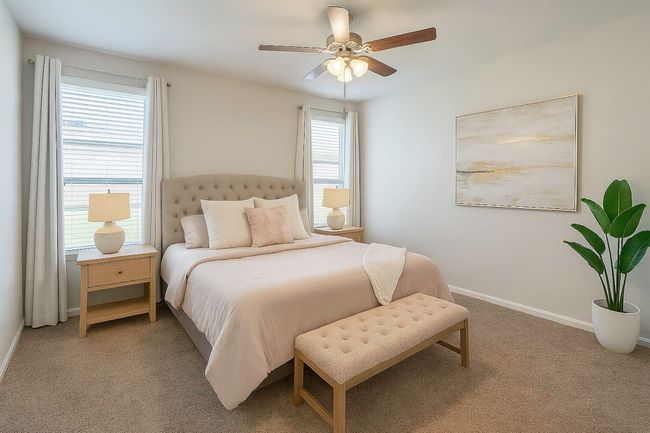 Virtually Staged Primary Bedroom | Image 17