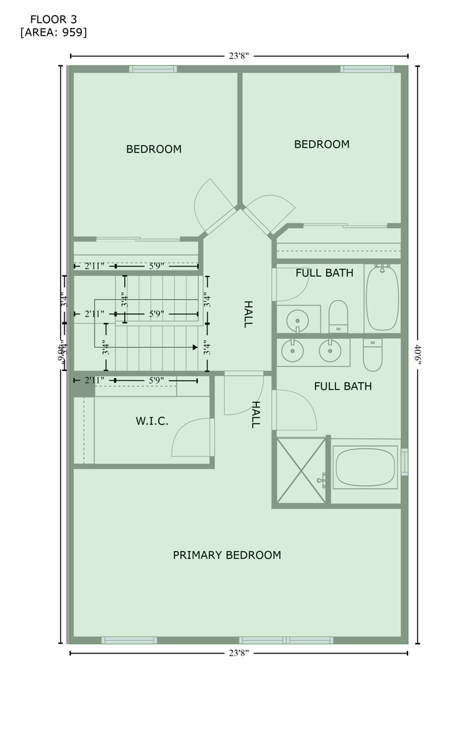 8949 SW Upper Level - Green finished areas | Image 47