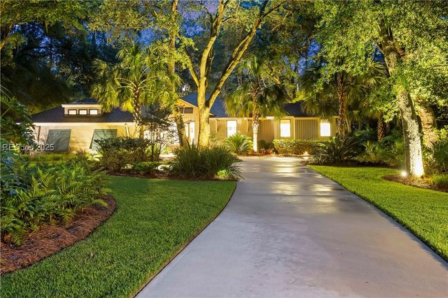 Front elevation with landscape lighting | Image 62