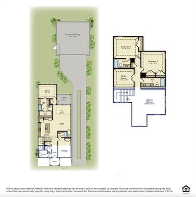 With a main floor featuring a guest suite, open concept design and private owner's suite plus plenty of room for kiddos and guests upstairs, our 3206 C floor plan is a winner! | Image 2