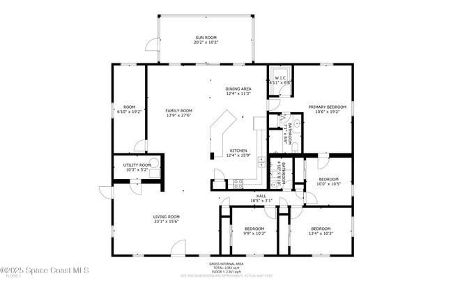 6450 Ember Ave, House other with 4 bedrooms, 2 bathrooms and null parking in Cocoa FL | Image 36