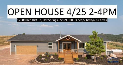 12580 Red Dirt Rd, Hot Springs, SD, 57747-3700 | Card Image