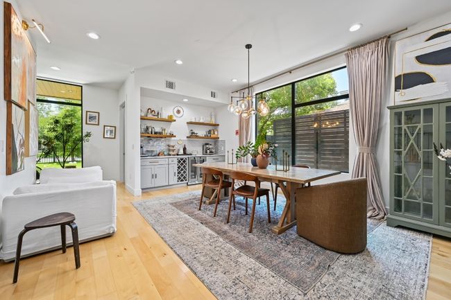 View looking towards the dining area and dry bar. | Image 5