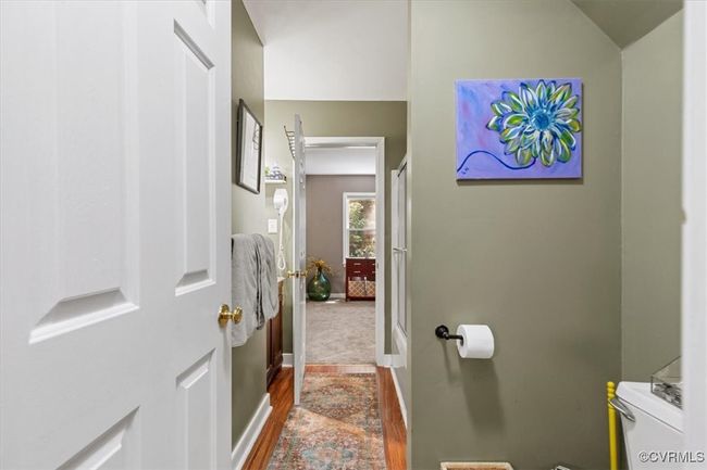Hall featuring dark wood-type flooring | Image 32