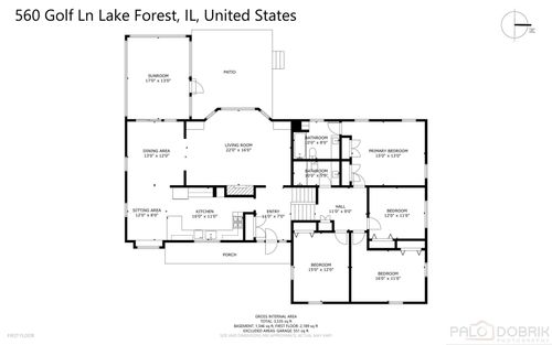 560 Golf Ln, Lake Forest, IL, 60045-2115 | Card Image