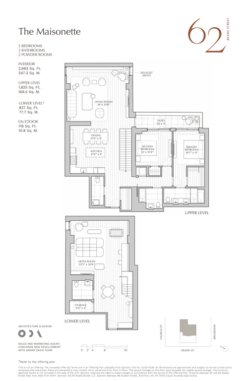 maisonette-62 Reade Street, New York City, NY, 10007 | Card Image