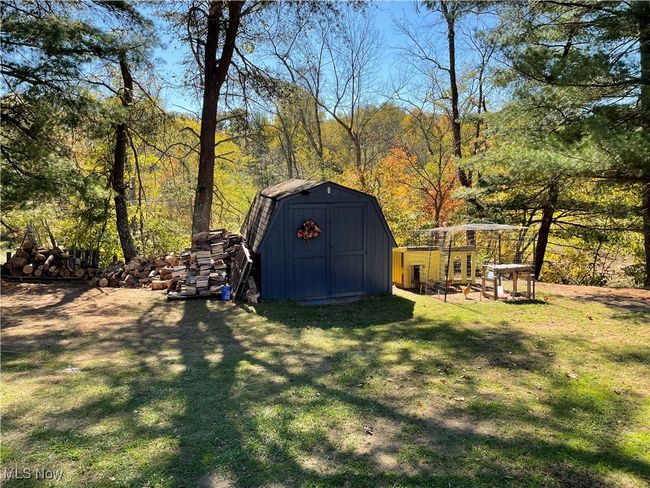View of yard with a storage unit | Image 18