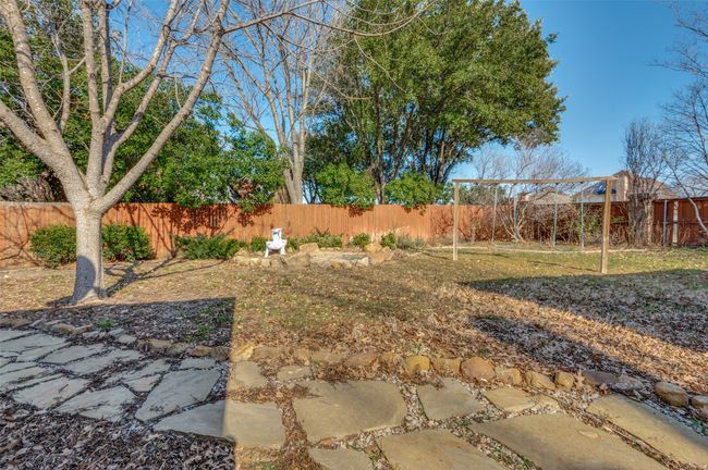 View of yard featuring fence | Image 30