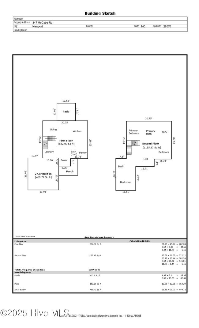 347 Mccabe Rd, House other with 3 bedrooms, 3 bathrooms and 2 parking in Morehead City NC | Image 45