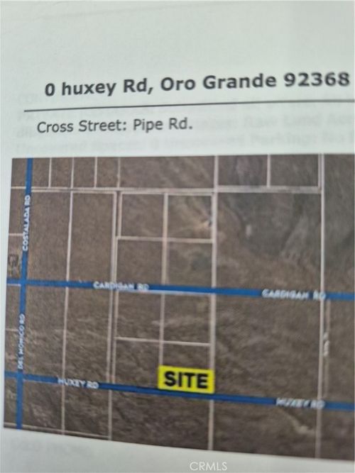 0 Huxey Rd, Oro Grande, CA, 92368 | Card Image