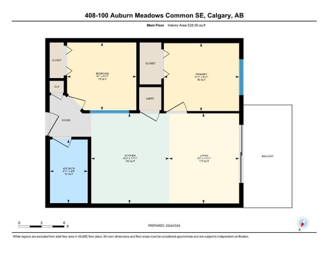 408 - 100 Auburn Meadows Common Se, Home with 2 bedrooms, 1 bathrooms and 1 parking in Calgary AB | Image 31