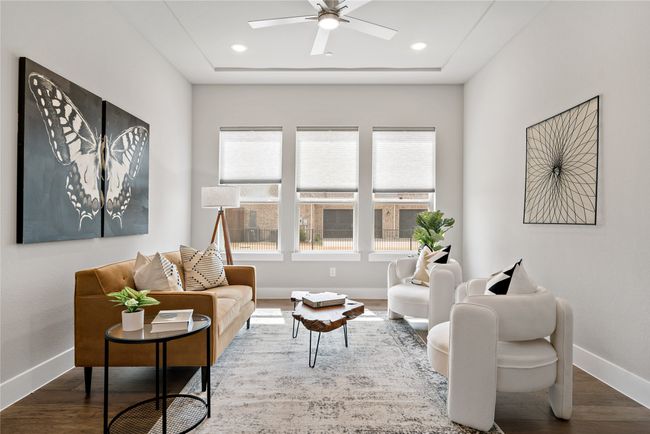 Flex space on the first level which could be an office, 2nd living area, media room, game room, wine room etc. | Image 9