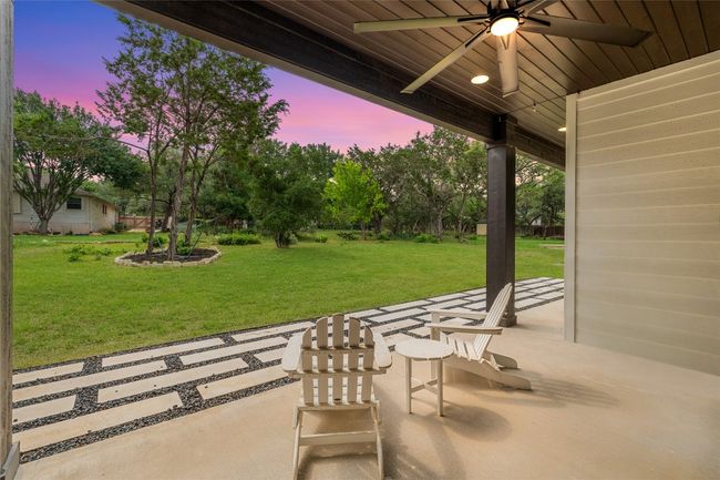 View of patio / terrace featuring a ceiling fan | Image 38