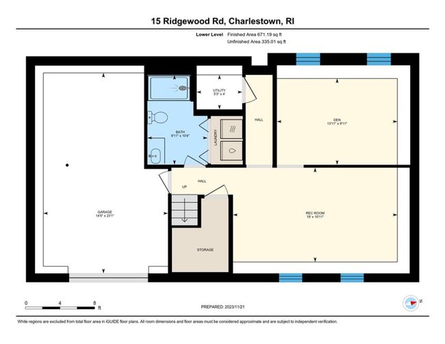 15 Ridgewood Rd, House other with 3 bedrooms, 3 bathrooms and 9 parking in Charlestown RI | Image 47