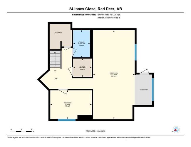 24 Innes Close, Home with 4 bedrooms, 3 bathrooms and 4 parking in Red Deer AB | Image 45