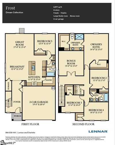 LOT-257-FROST-B - 2115 Brechin Road, House other with 5 bedrooms, 3 bathrooms and 2 parking in Spartanburg SC | Image 2