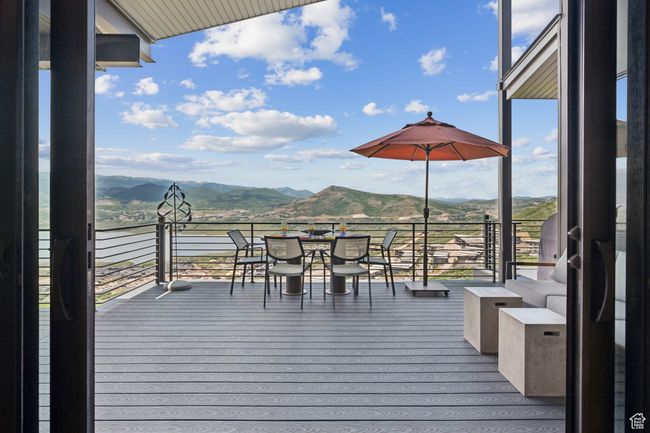 Wooden terrace with a mountain view | Image 43