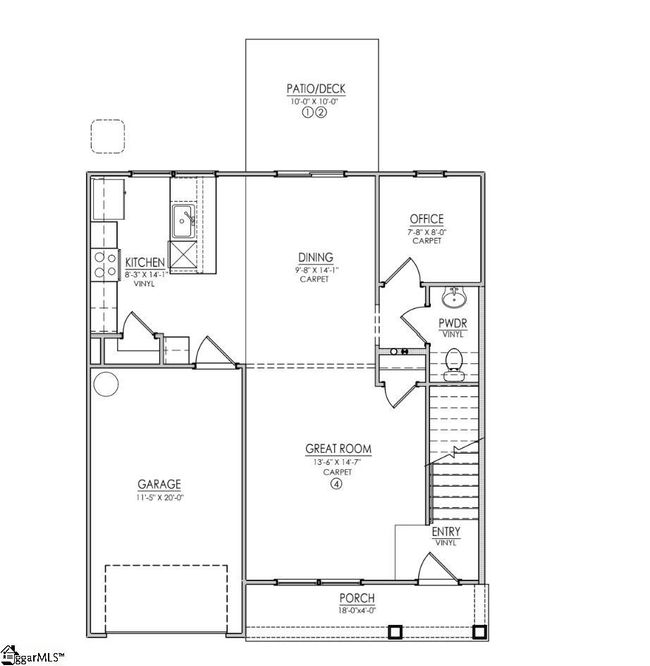 LOT-38 - 6059 Willutuck Dr, House other with 3 bedrooms, 3 bathrooms and 1 parking in Boiling Springs SC | Image 4